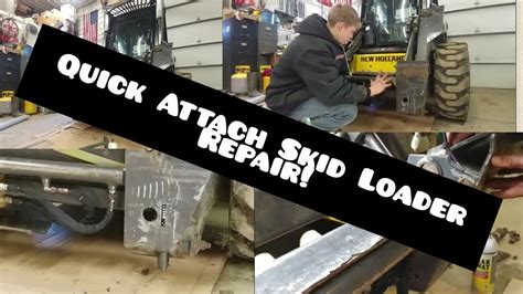 skid steer quick attach pins popping out|cat skid steer quick attach problems.